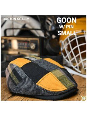 Boston Scally The GOON Single Panel Patchwork Cap- SMALL - With Pin